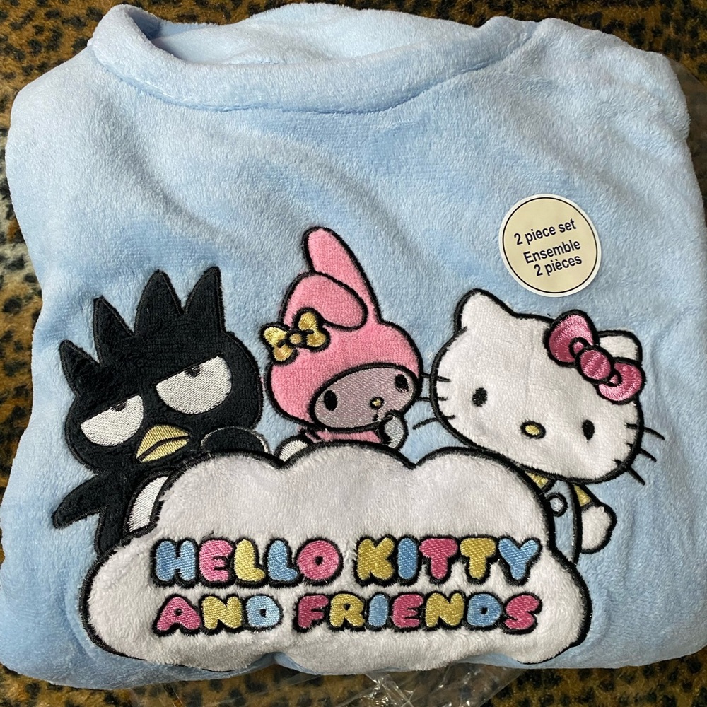 Cozy Soft Hello Kitty and Friends Pajama Set New